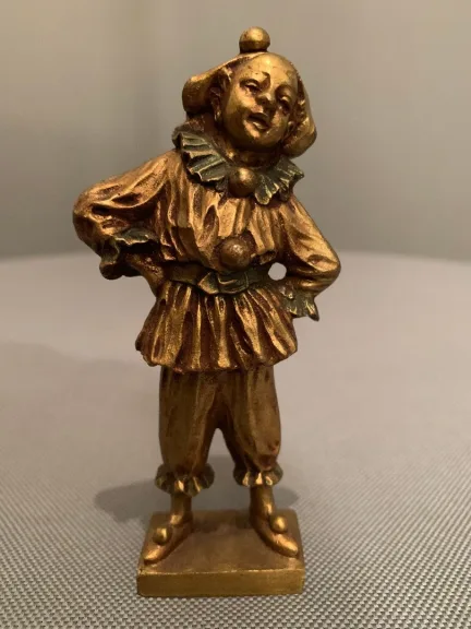 Bronze « Pierrot »-  Dominique Alonzo XXe siècle.