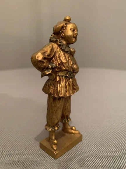 Bronze « Pierrot »-  Dominique Alonzo XXe siècle.
