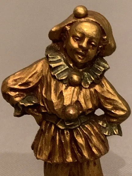 Bronze « Pierrot »-  Dominique Alonzo XXe siècle.
