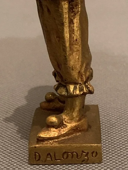 Bronze « Pierrot »-  Dominique Alonzo XXe siècle.