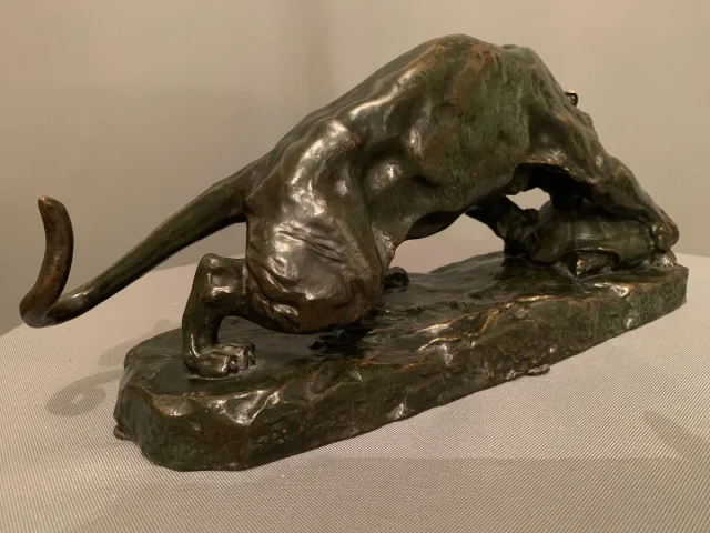 Bronze  « Le Tigre et la Tortue »-  Georges GARDET (1863-1939)
