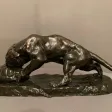 Bronze  « Le Tigre et la Tortue »-  Georges GARDET (1863-1939)