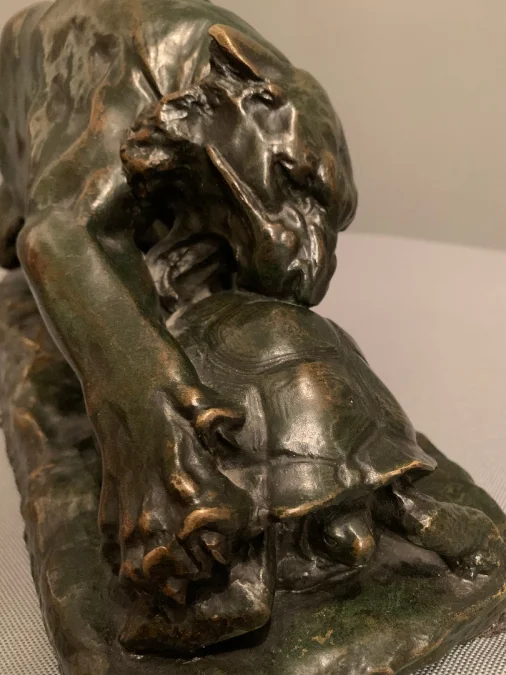 BRONS TIJGER gesigneerd Georges Gardet