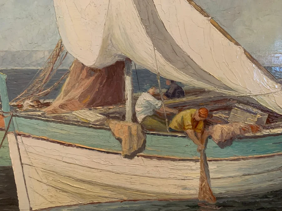 ÖL AUF LEINWAND von Edouard MANDON