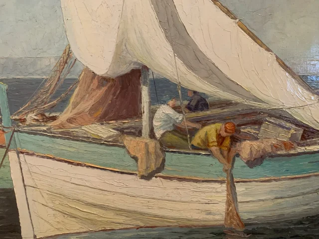« Les Barques » - Edouard Mandon – (1885-1977)