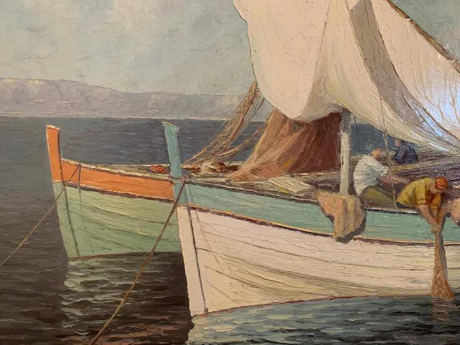 ÖL AUF LEINWAND von Edouard MANDON