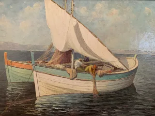 ÖL AUF LEINWAND von Edouard MANDON