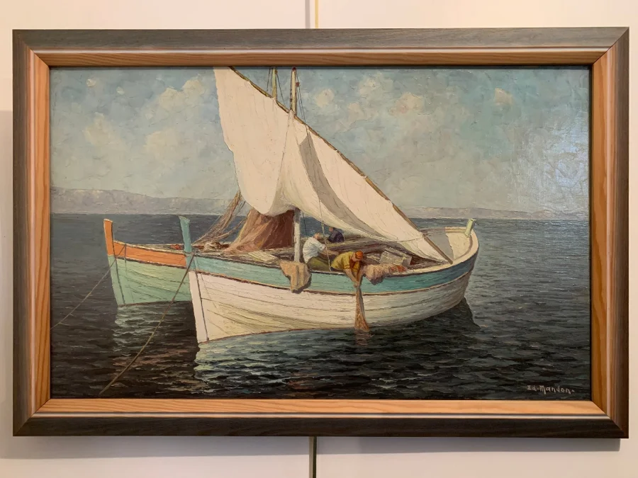 ÖL AUF LEINWAND von Edouard MANDON