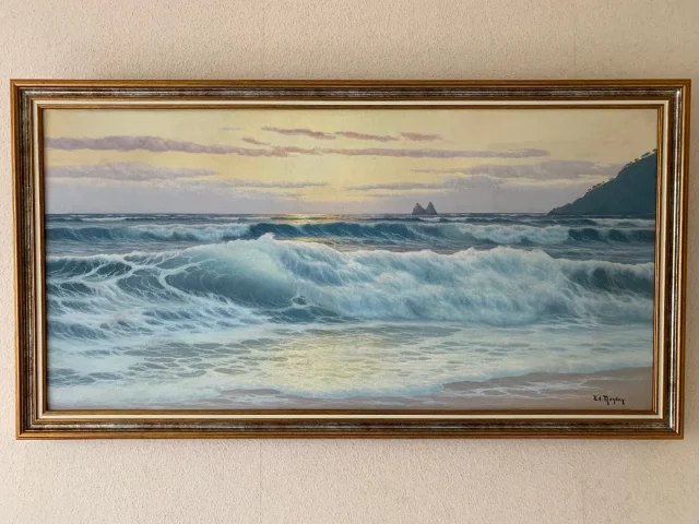 OIL ON CANVAS by Edouard MANDON