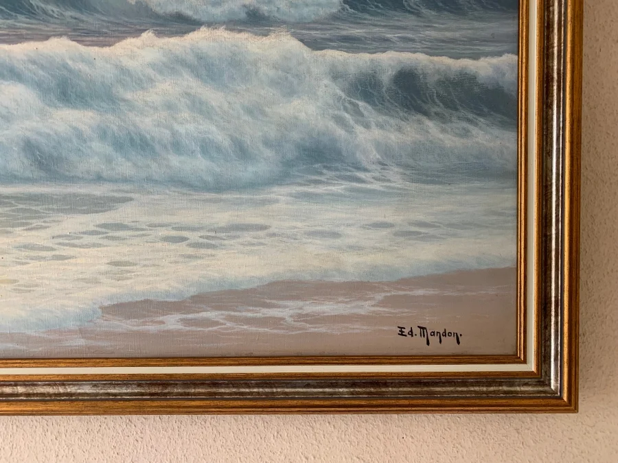 ÖL AUF LEINWAND von Edouard MANDON
