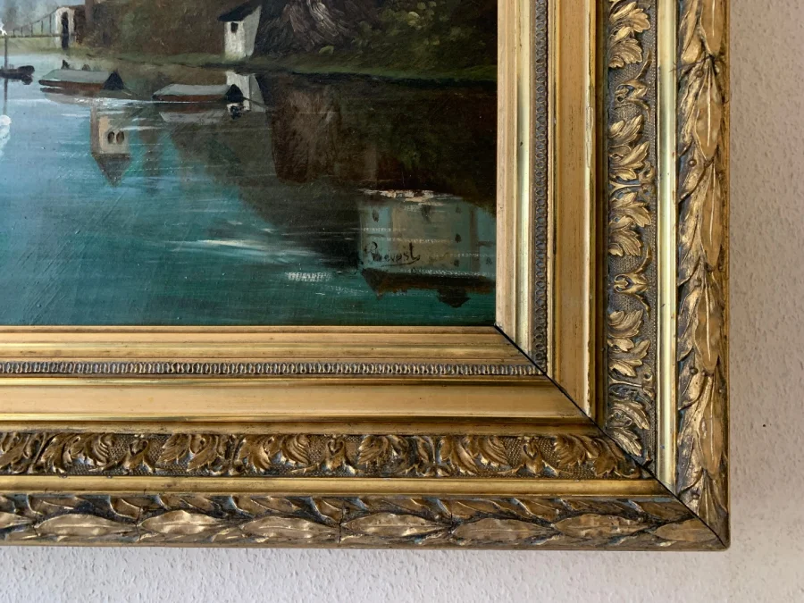 ÖL AUF LEINWAND von G. PREVOST