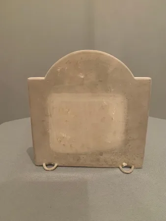 PLASTER VIRGIN  MARY with WALL SHELF