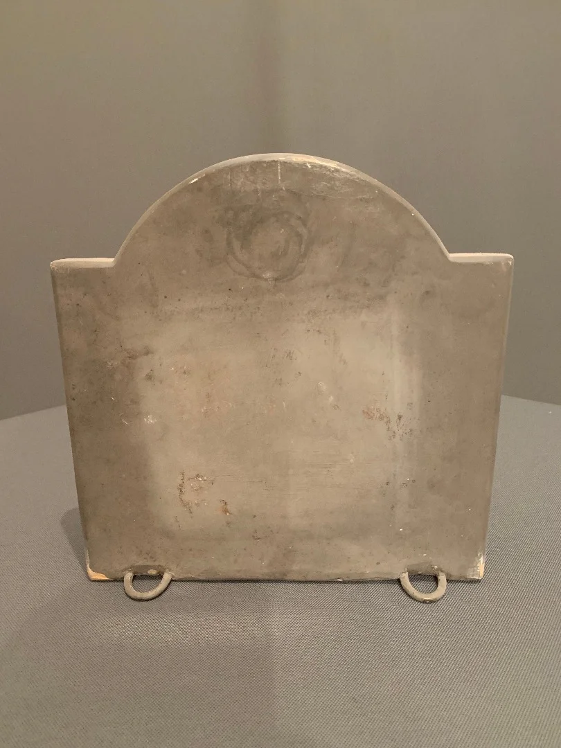 Sainte-Philomène en Plâtre XIX éme et sa Console