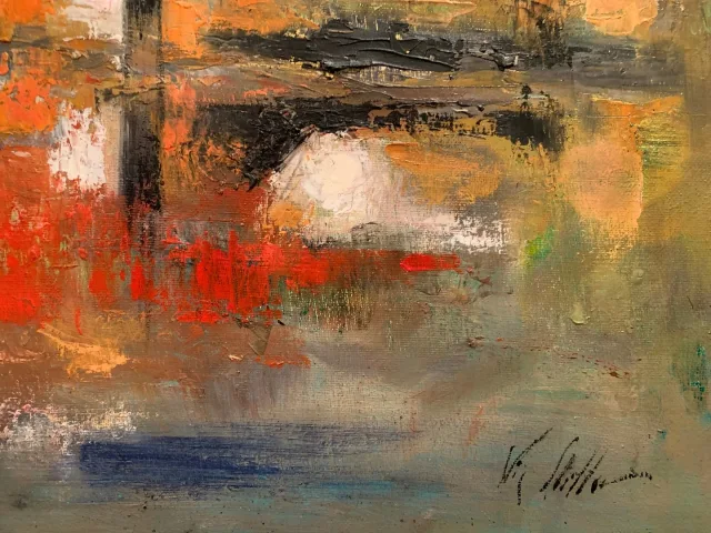 Abstraction  « Vic STILLER » (1902-1974)