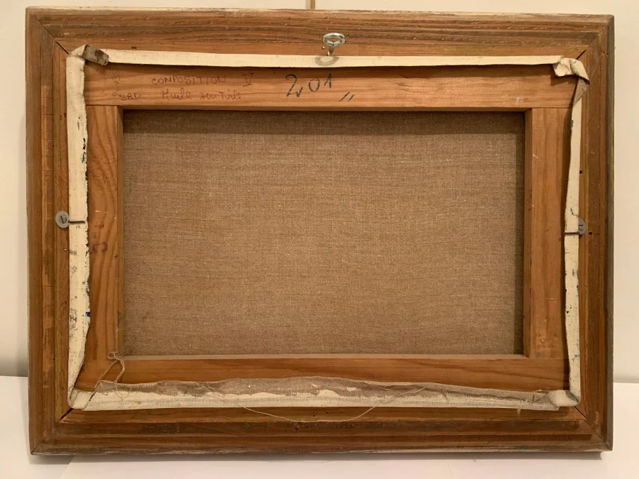 ÖL AUF LEINWAND signiert von EDGAR STOEBEL