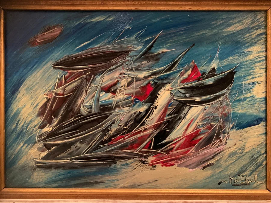 ÖL AUF LEINWAND signiert von EDGAR STOEBEL