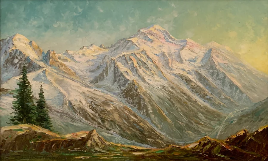 ÓLEO SOBRE PANEL firmado ADOLPHE ROBERTY