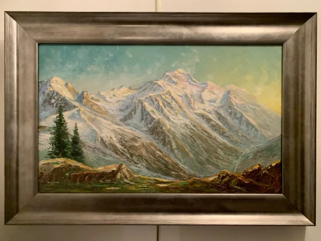 « Vue du Mont-Blanc » -Adolphe ROBERTY