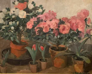 ÓLEO SOBRE LIENZO de Suzanne REY DE JAEGHER
