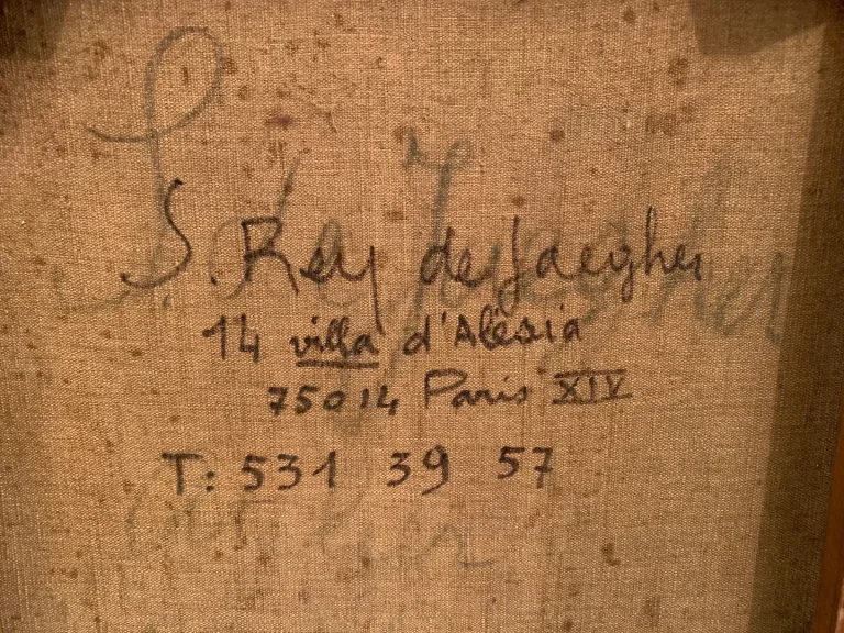 ÓLEO SOBRE LIENZO de Suzanne REY DE JAEGHER