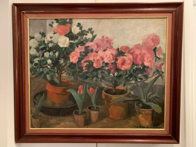 OIL ON CANVAS by Suzanne REY DE JAEGHER