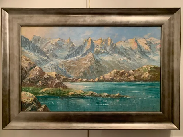 OIL ON PANEL by ADOLPHE ROBERTY