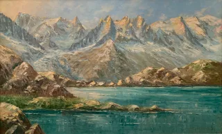 ÓLEO SOBRE PANEL de ADOLPHE ROBERTY