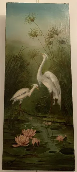 ÓLEO SOBRE LIENZO firmado A. BOUVARD