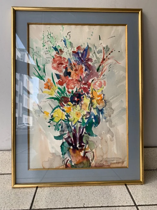 AQUARELL von NICOLAS SOKOLOFF