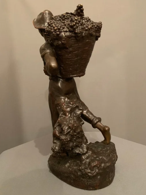 Bronze -  "Vendangeur" – Emile Grégoire « 1871-1948 »