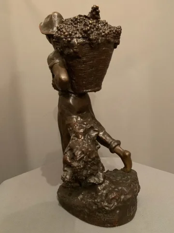 BRONZEN BEELDJE van Emile Gregoire