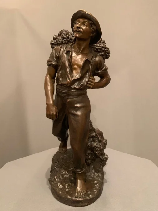 Bronze -  "Vendangeur" – Emile Grégoire « 1871-1948 »