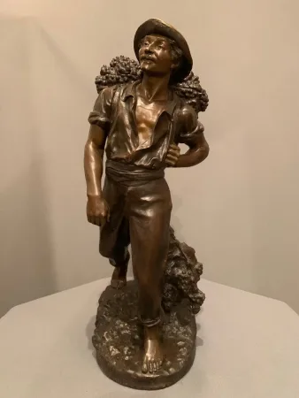 Bronze -  "Vendangeur" – Emile Grégoire « 1871-1948 »