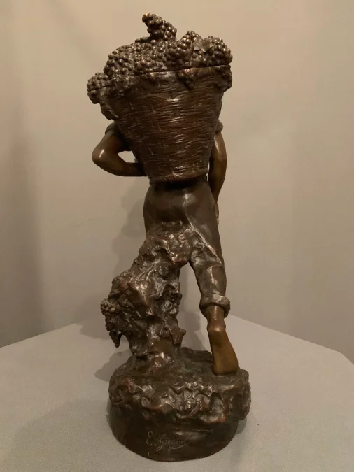 Bronze -  "Vendangeur" – Emile Grégoire « 1871-1948 »