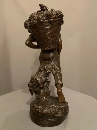 Bronze -  "Vendangeur" – Emile Grégoire « 1871-1948 »