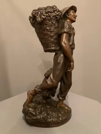 Bronze -  "Vendangeur" – Emile Grégoire « 1871-1948 »
