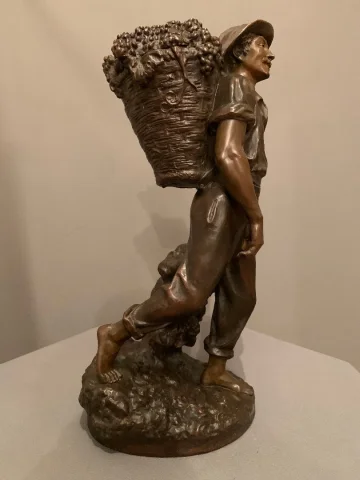 BRONZEN BEELDJE van Emile Gregoire