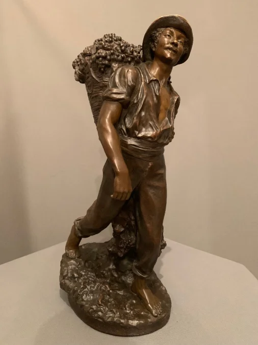Bronze -  "Vendangeur" – Emile Grégoire « 1871-1948 »