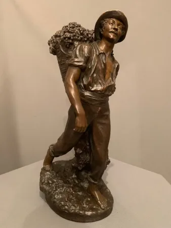 Bronze -  "Vendangeur" – Emile Grégoire « 1871-1948 »