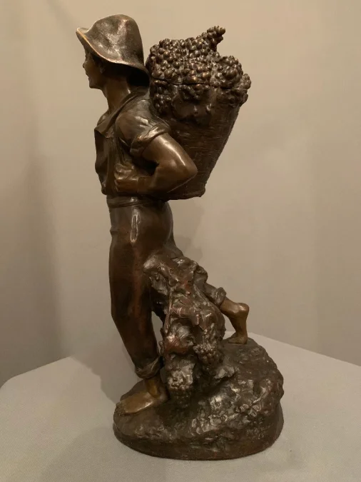 Bronze -  "Vendangeur" – Emile Grégoire « 1871-1948 »