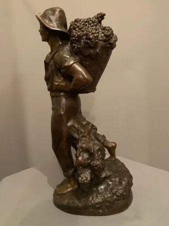 Bronze -  "Vendangeur" – Emile Grégoire « 1871-1948 »