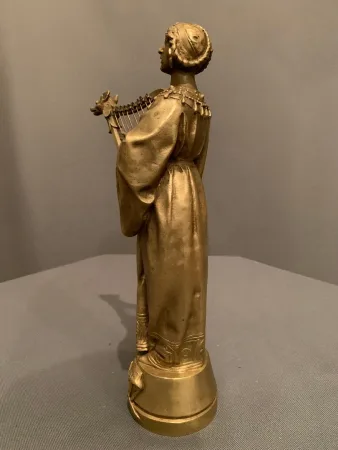 Bronze  « Sainte-Cécile » - Adolphe Rivet