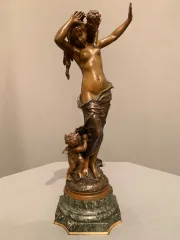 BRONZEGRUPPE von AUGUSTE MOREAU