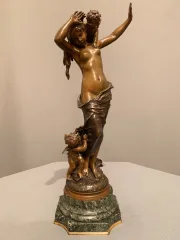 BRONZEN GROEP van AUGUSTE MOREAU