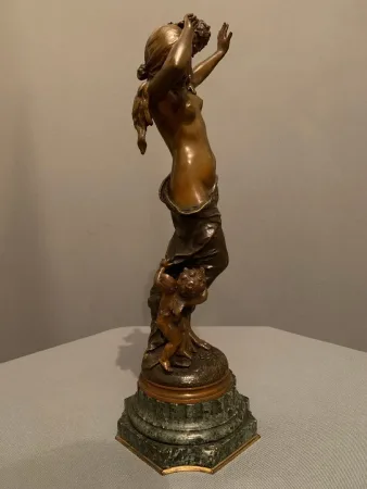 БРОНЗОВАЯ ГРУППА ОГЮСТА МОРО