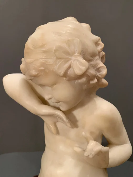 Sculpture en Marbre  de Carrare – Alberto Saccardi – (1883-1956)