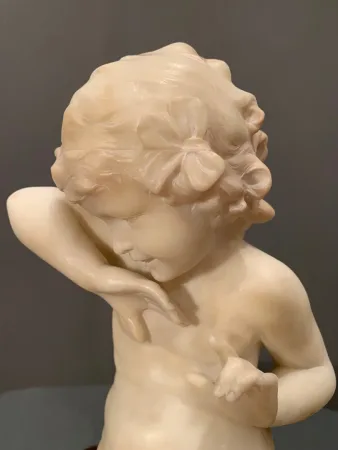 Sculpture en Marbre  de Carrare – Alberto Saccardi – (1883-1956)