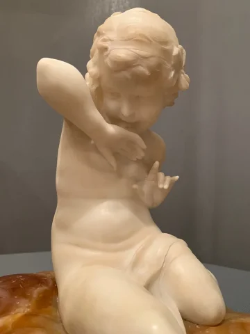 Sculpture en Marbre  de Carrare – Alberto Saccardi – (1883-1956)