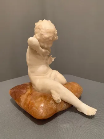 Sculpture en Marbre  de Carrare – Alberto Saccardi – (1883-1956)