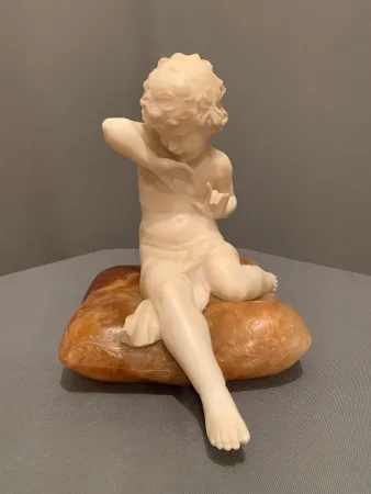 Sculpture en Marbre  de Carrare – Alberto Saccardi – (1883-1956)